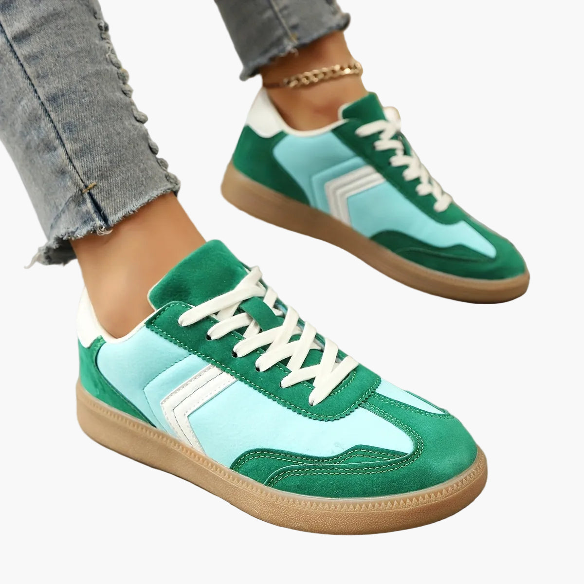 Damen Retro Sneaker – Bequeme Freizeitschuhe für Alltag und Streetstyle