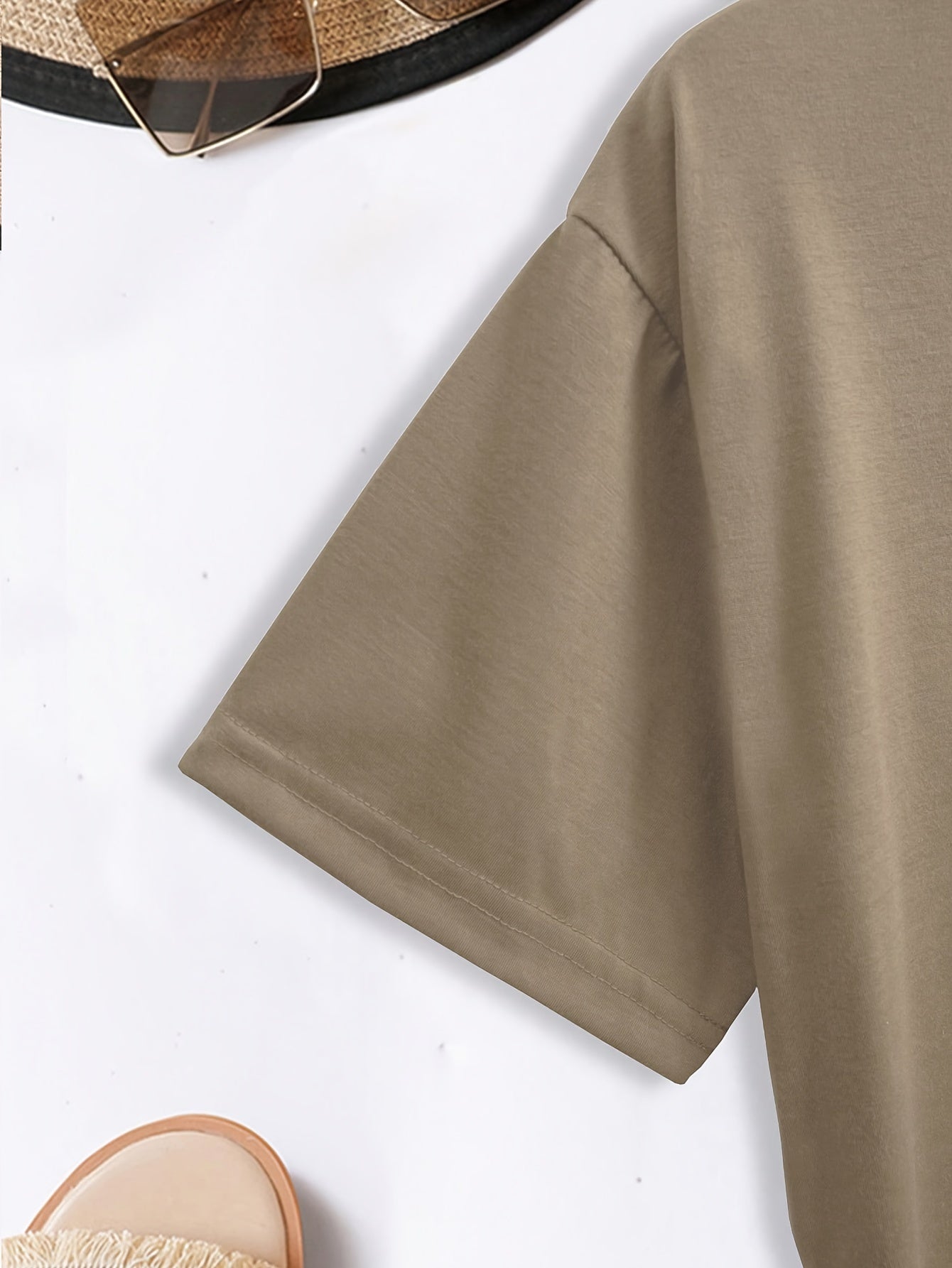Damen T-Shirt mit Schriftzug 'Perfectly Imperfect' – Lässiger Statement-Style für Alltag und Freizeit