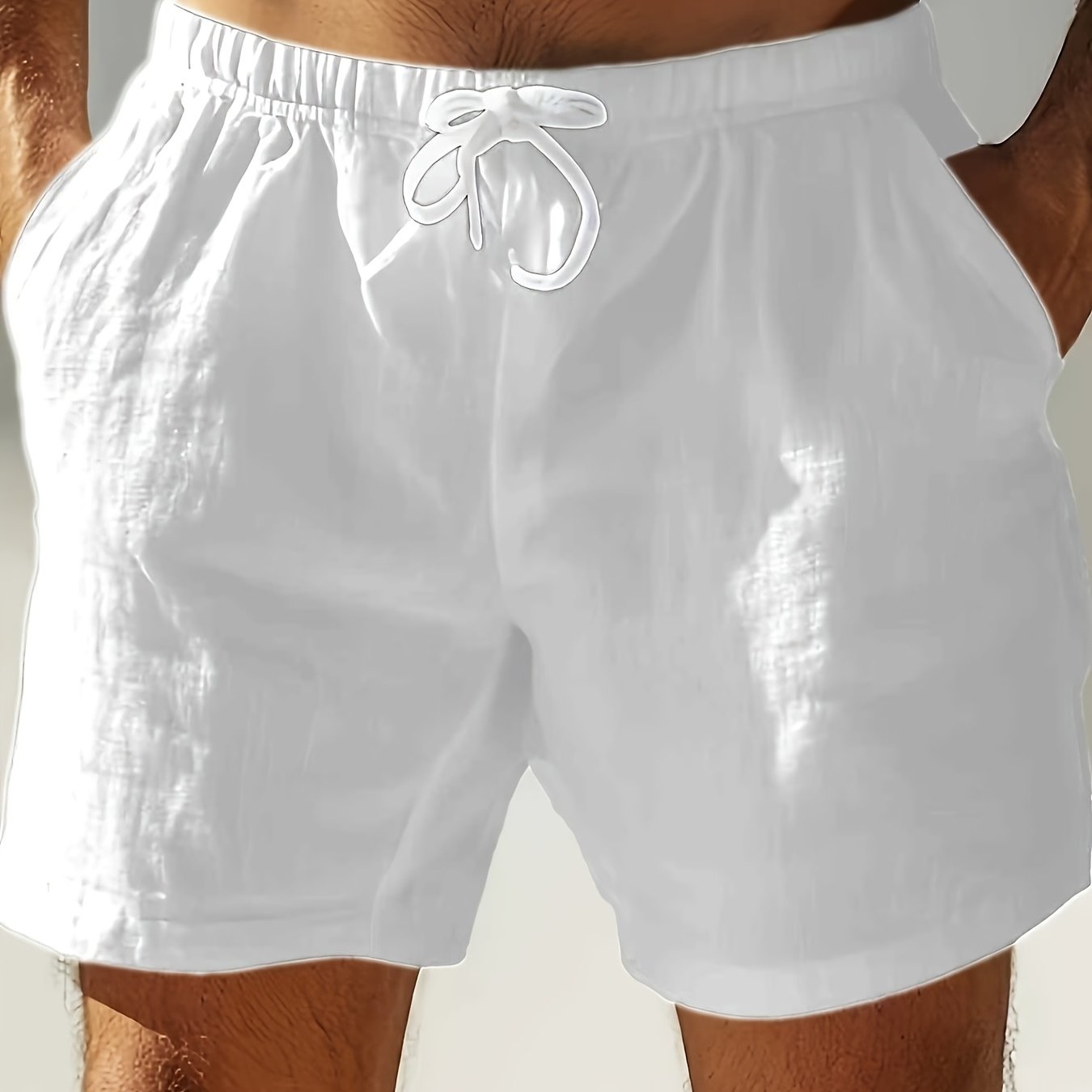 Herren Badeshorts mit Kordelzug – Bequeme Freizeithose für Strand und Pool