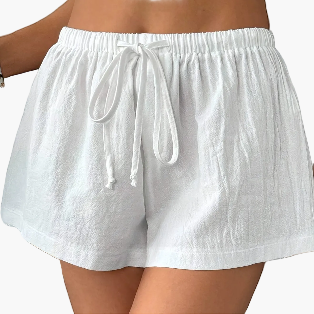 Damen Freizeit Shorts mit Kordelzug – Bequeme Sommer Loungewear für Alltag & Zuhause