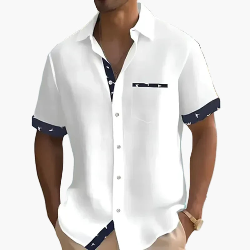 Herren Freizeit Hemd – Klassisches Kurzarmhemd mit modernem Design, ideal für Sommer und Alltag