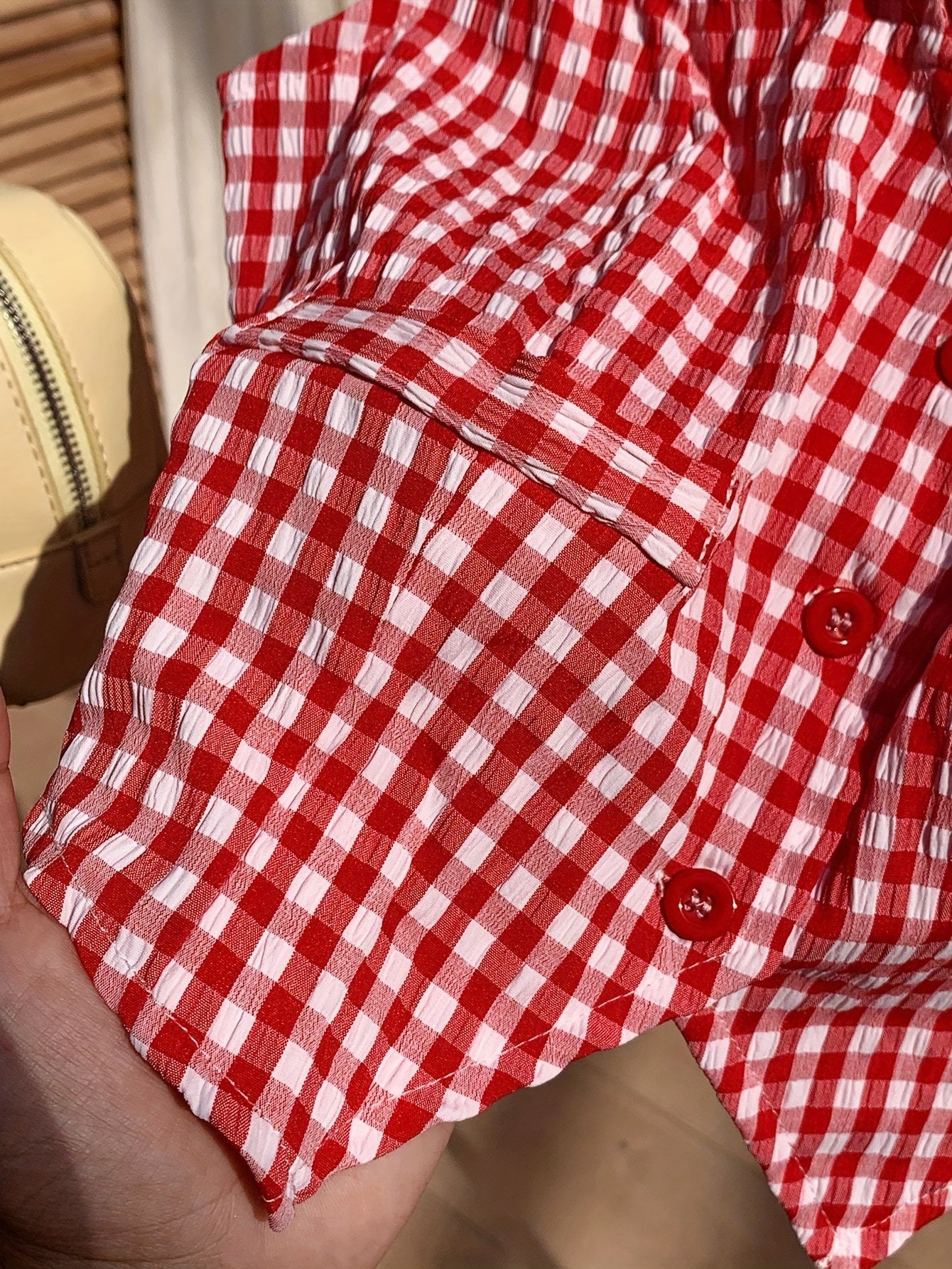 Damen Vintage Vichy-Karo Weste – Eleganter Sommer-Look für Freizeit und Alltag