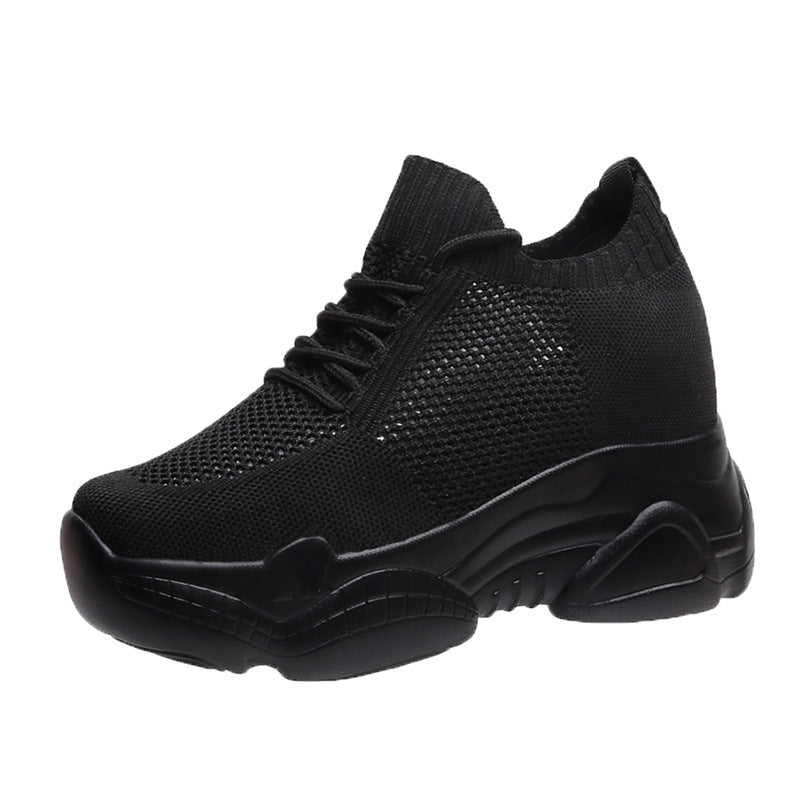 Elizabeth – Erhöhende Damen Sneaker in Weiß