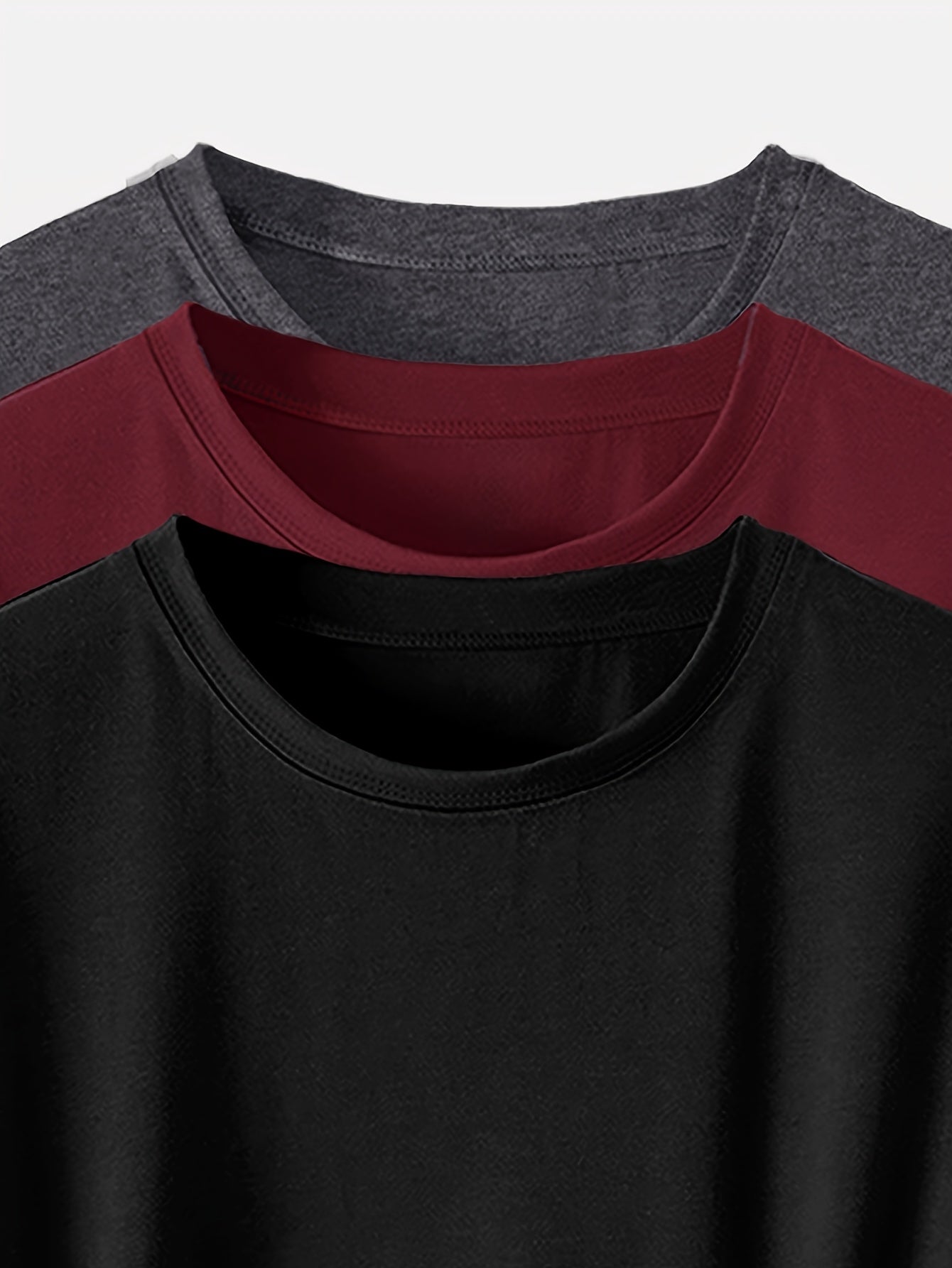 Damen Basic T-Shirt Set mit Aufschlagsaum – Modischer Freizeit-Look, ideal für Alltag und Reisen