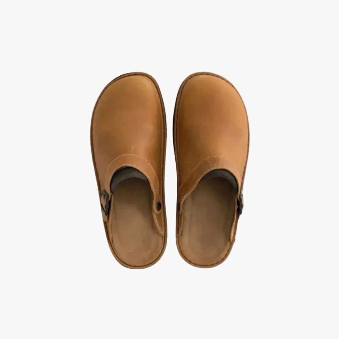 Herren Clogs Slip-On Pantoletten Bequem Freizeit Loafer