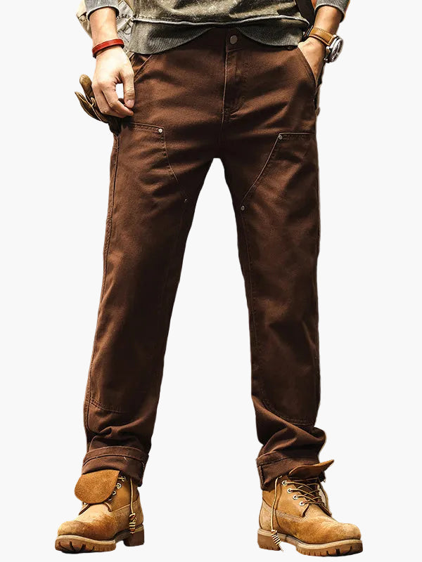 Herren Arbeits- und Outdoor-Hose im Utility-Style – Robuste Freizeithose mit geradem Bein für Arbeit, Alltag und Abenteuer