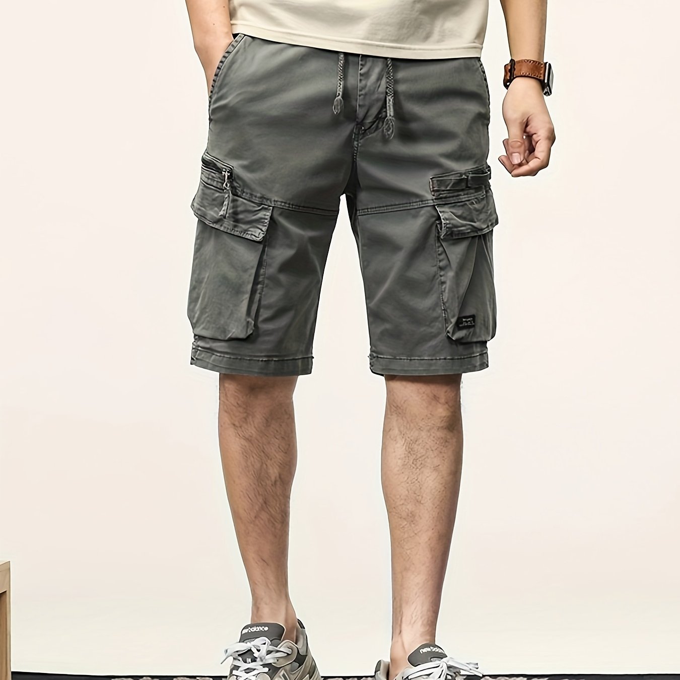 Herren Cargo-Shorts mit vielen Taschen und sportlichem Freizeitstil