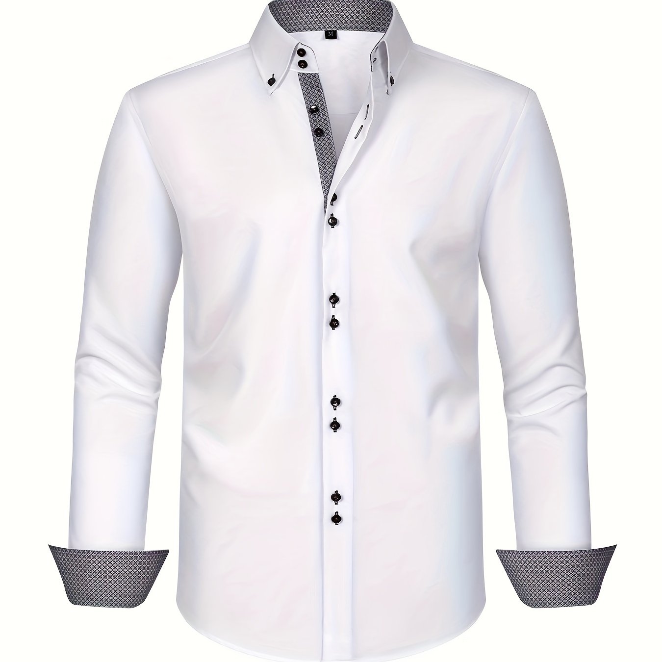 Herren Business Freizeithemd – Eleganter moderner Schnitt für Büro und Alltag