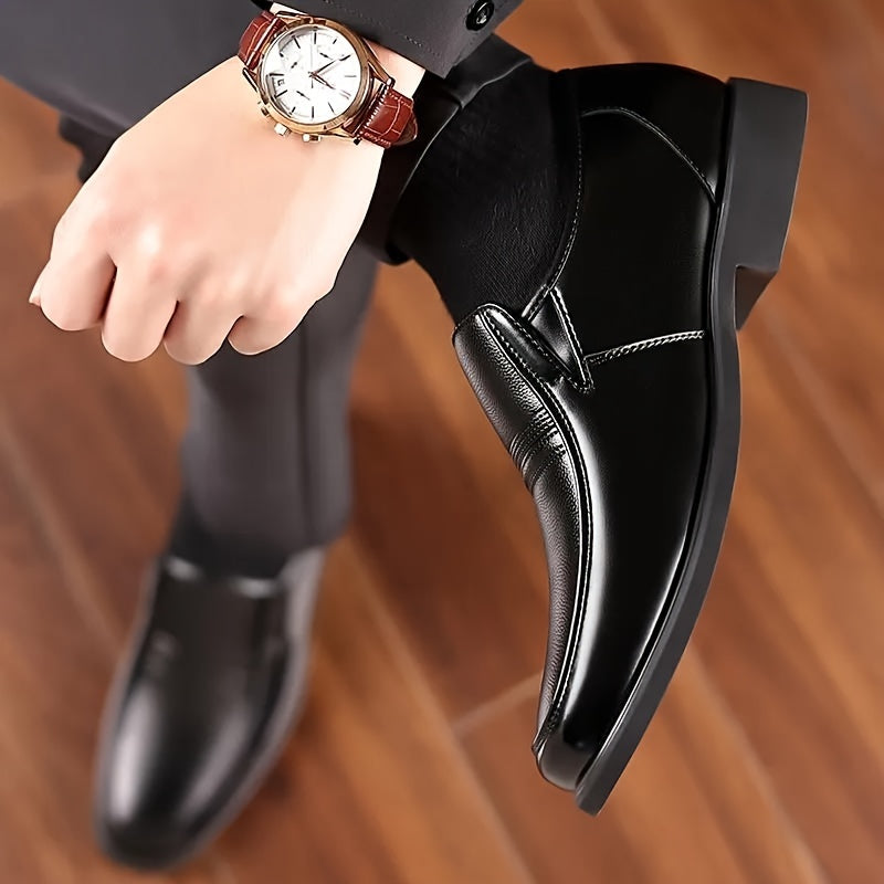 Elegante Herren Business-Slipper – Klassische Vintage-Lederschuhe für Alltag & Büro