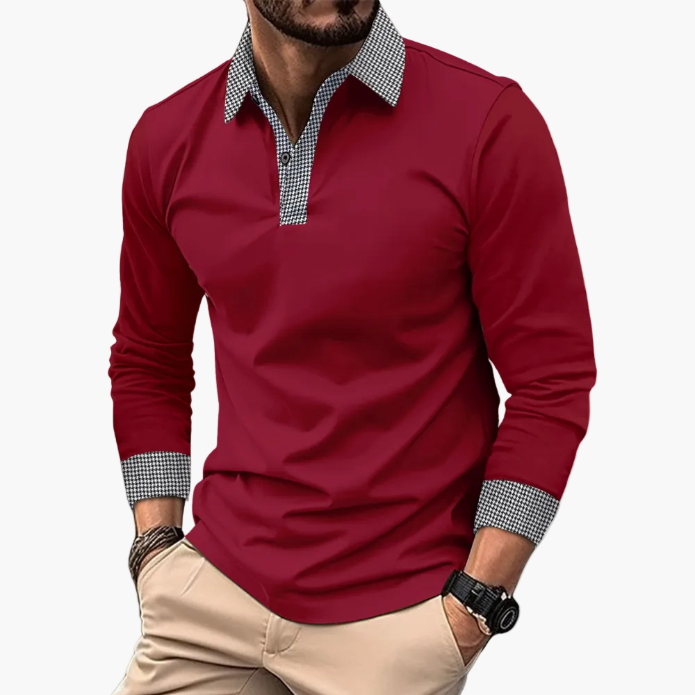 Herren Langarm Poloshirt – Stilvolles Freizeitshirt für Alltag und Business