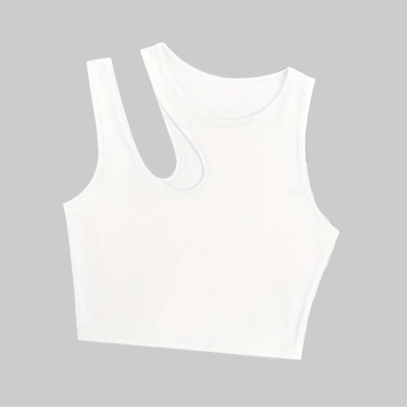 Damen Asymmetrisches Cropped Tanktop für trendige Sommer-Looks