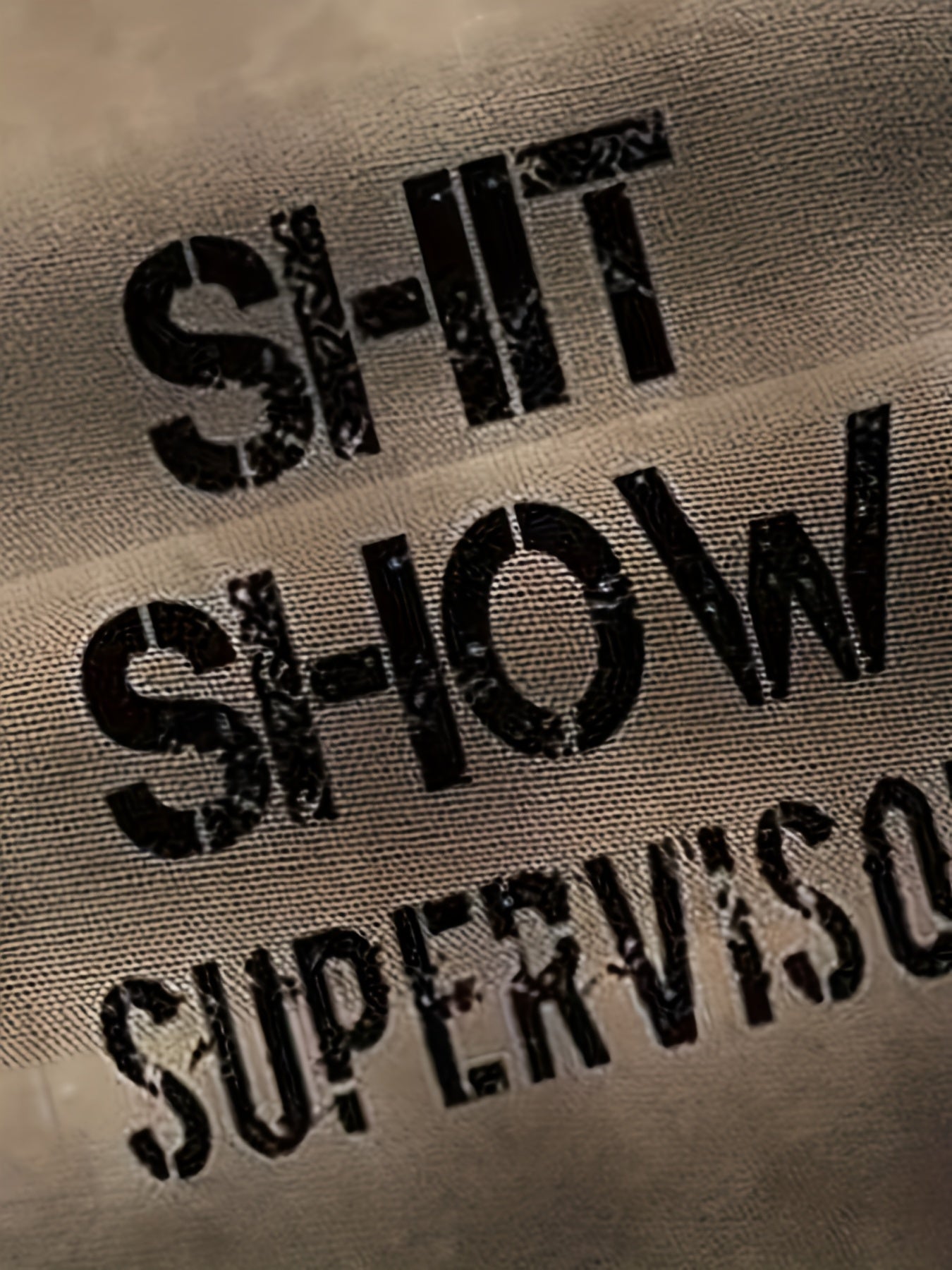 Herren Vintage Kurzarm Hemd – Lustiges Shit Show Supervisor Statement, Lockerer Sommerstil