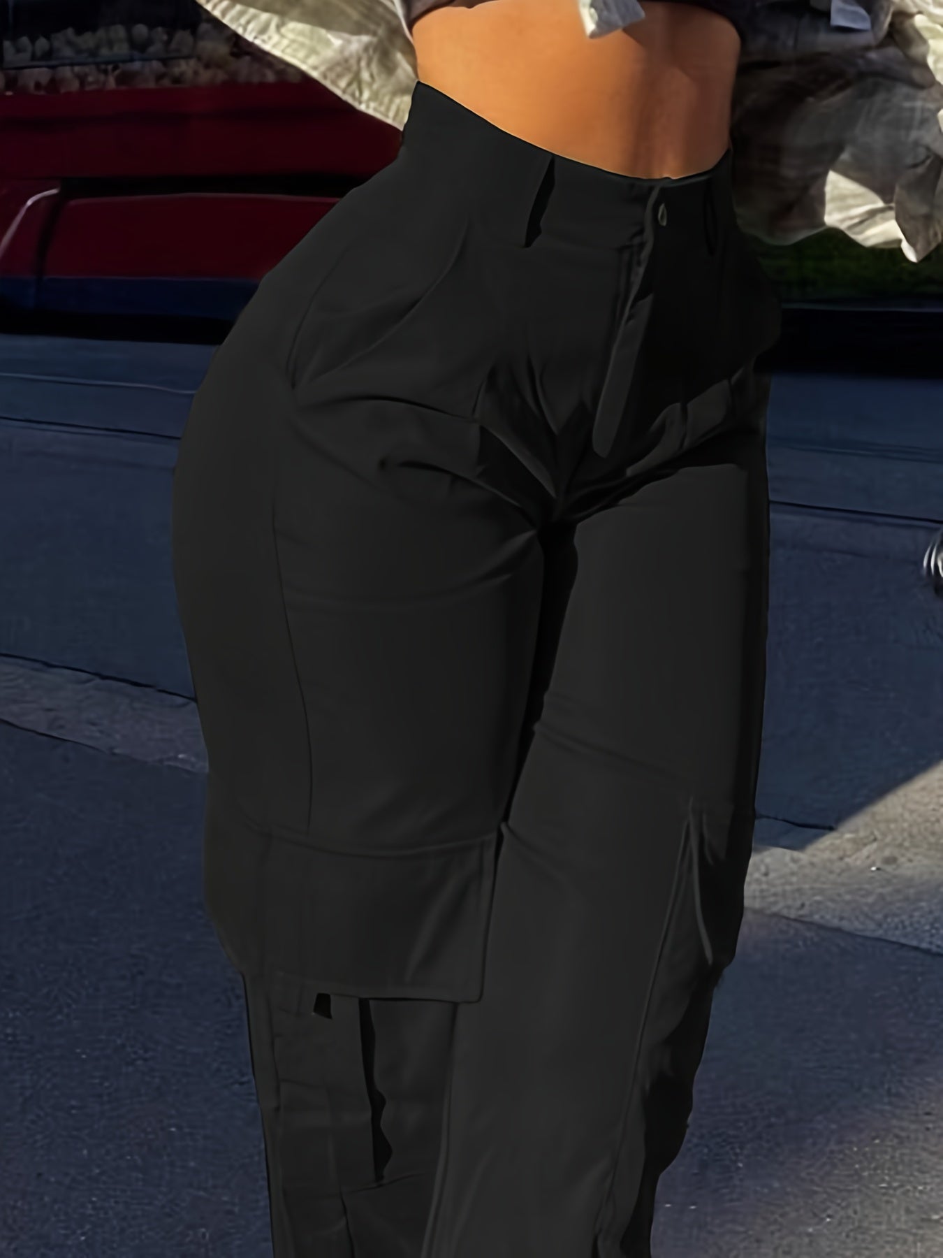 Damen Cargo-Hose im Y2K Streetstyle – Lockerer Schnitt für Alltag & Freizeit