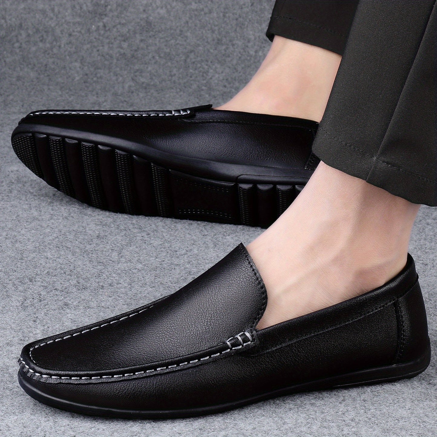 Herren Slip-On Loafer – Eleganter Freizeit- und Business-Schuh