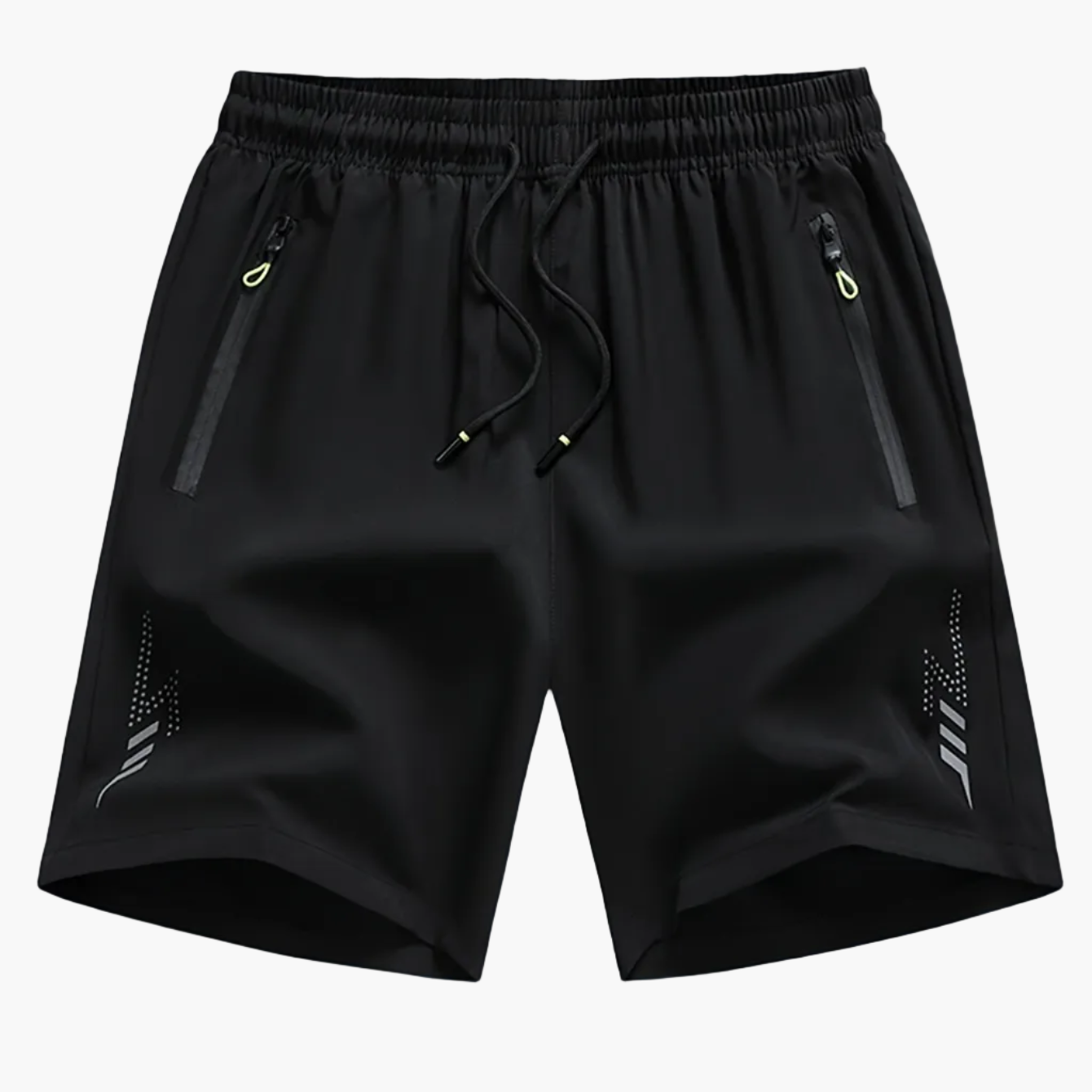 Herren Sport Shorts mit Reißverschlusstaschen – Trainingsshorts für Fitness, Laufen & Freizeit