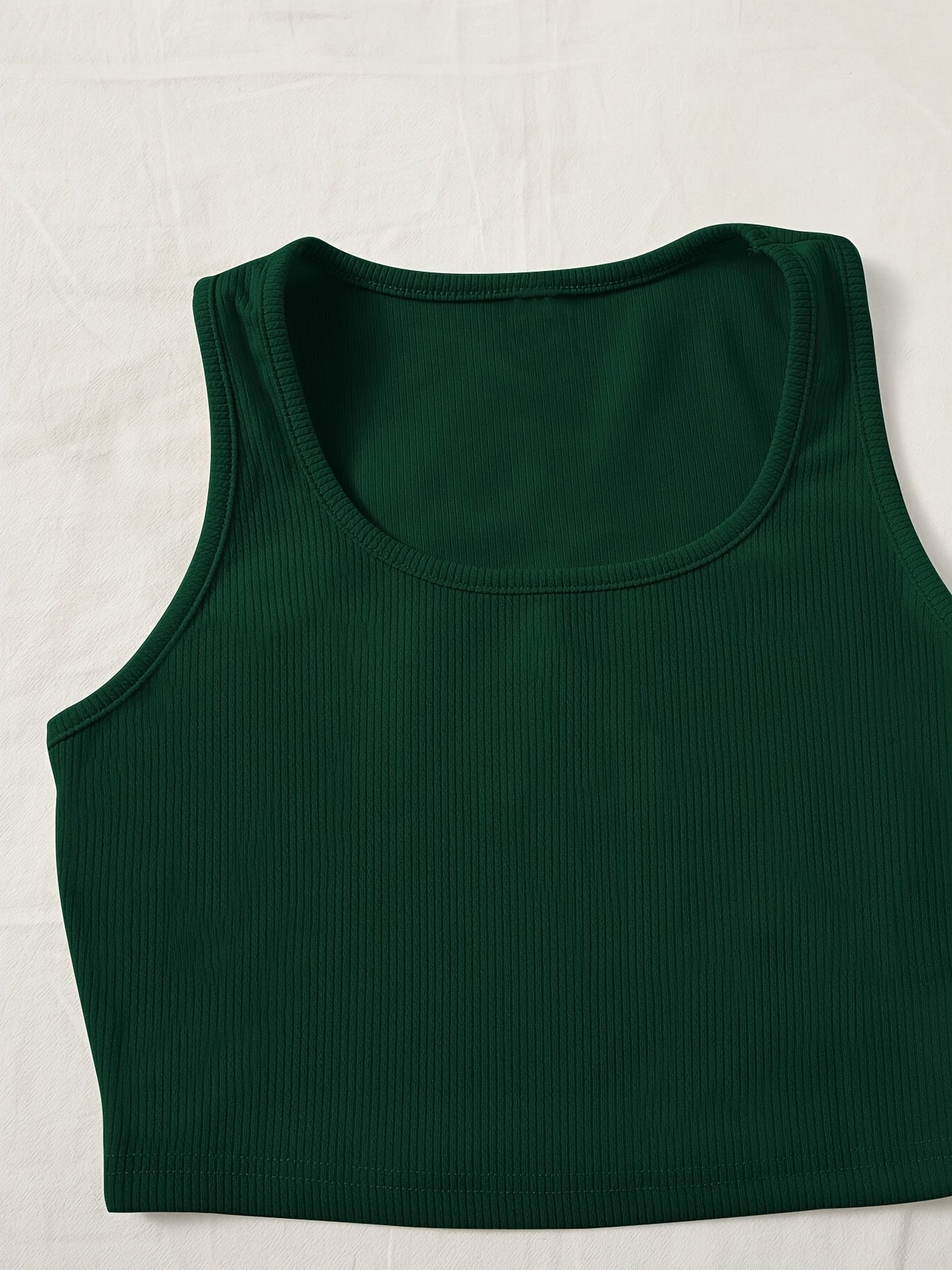 Damen Freizeit Zweiteiler Set – Geripptes Crop Top & Shorts, Sportlich & Modern für Alltag und Entspannung