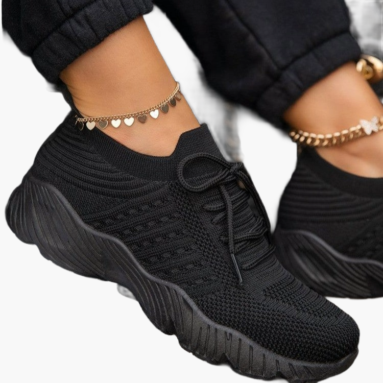 Damen Sneakers Leicht Atmungsaktiv Rutschfest Sport & Freizeit