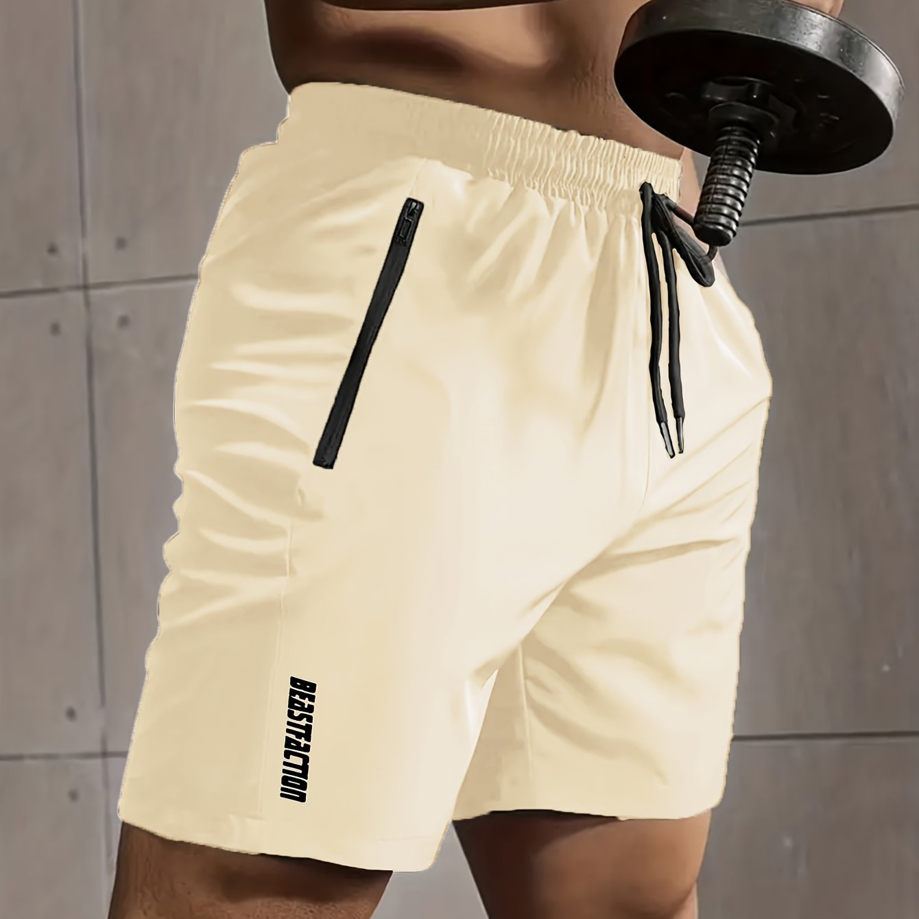Herren Sportshorts mit Zipper-Taschen – Trainingsshorts Fitness & Workout