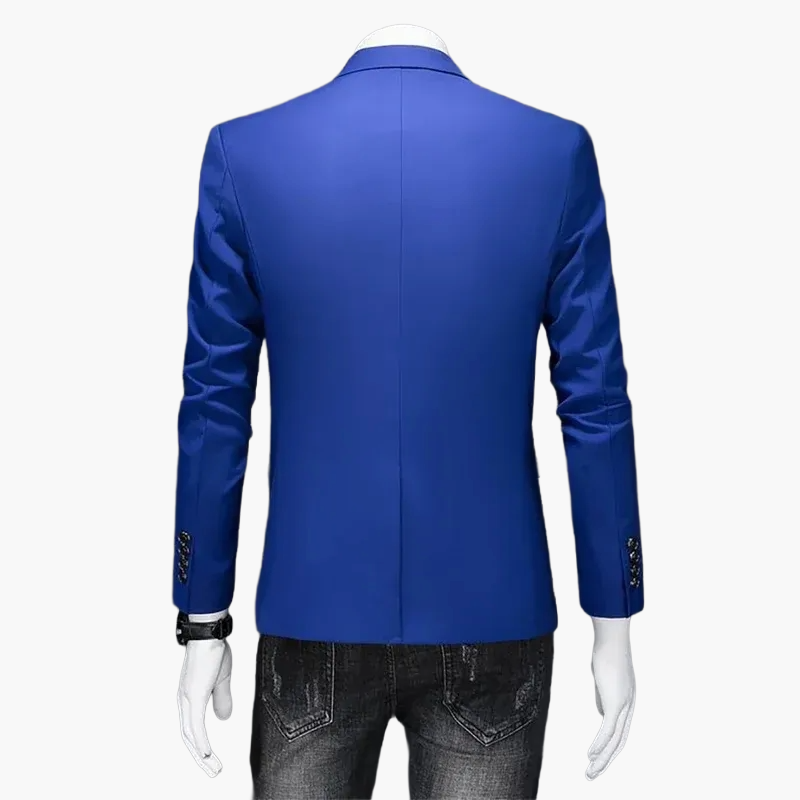 Herren Blazer Ein-Knopf Modern Business Casual Sakko – Eleganter Freizeit-Look