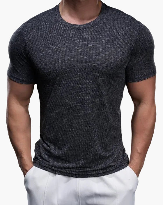 Herren Sport Performance T-Shirt Slim Fit – Atmungsaktiv & Schnelltrocknend für Fitness & Alltag