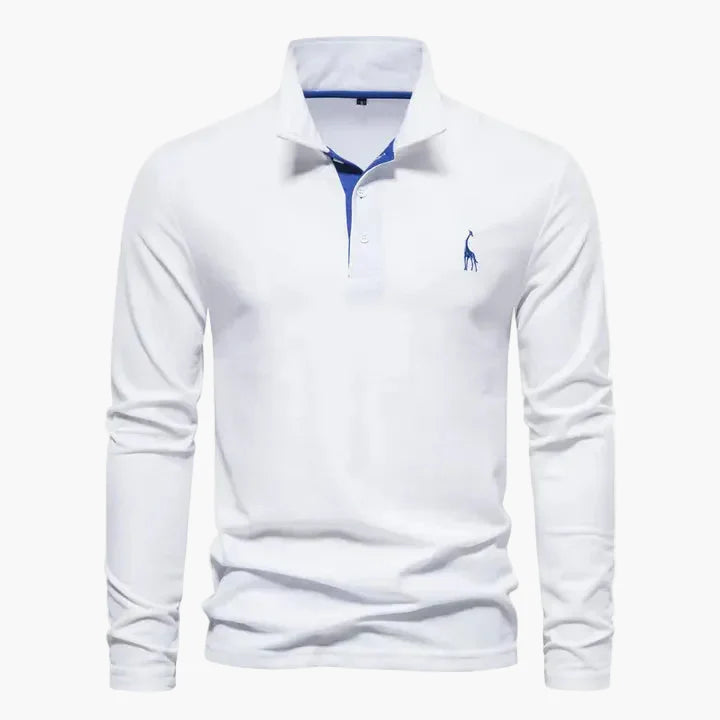 Herren Langarm Poloshirt – Klassischer Stil für Freizeit und Business