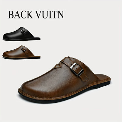 Herren Pantoletten mit Schnalle – Modische Slip-On Sandalen für Freizeit & Alltag