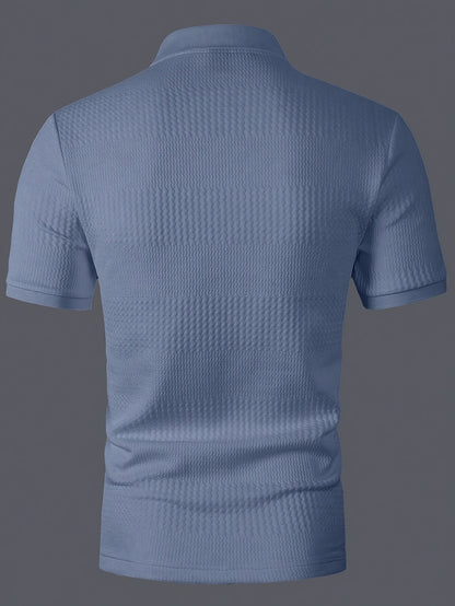 Herren Poloshirt – Modernes Freizeitshirt mit Struktur, Kurzarm, Ideal für Alltag und Business