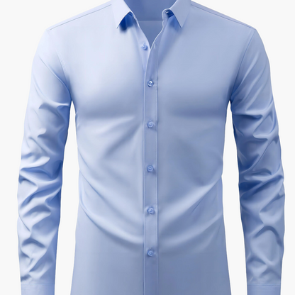 Herren Business-Freizeit Hemd Slim Fit – Elegantes Langarmhemd für Büro und Alltag