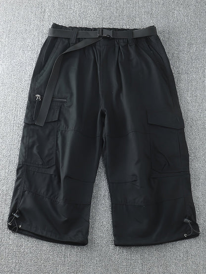 Herren Cargo Outdoor Shorts mit vielen Taschen und langem Schnitt – Ideal für Abenteuer & Freizeit