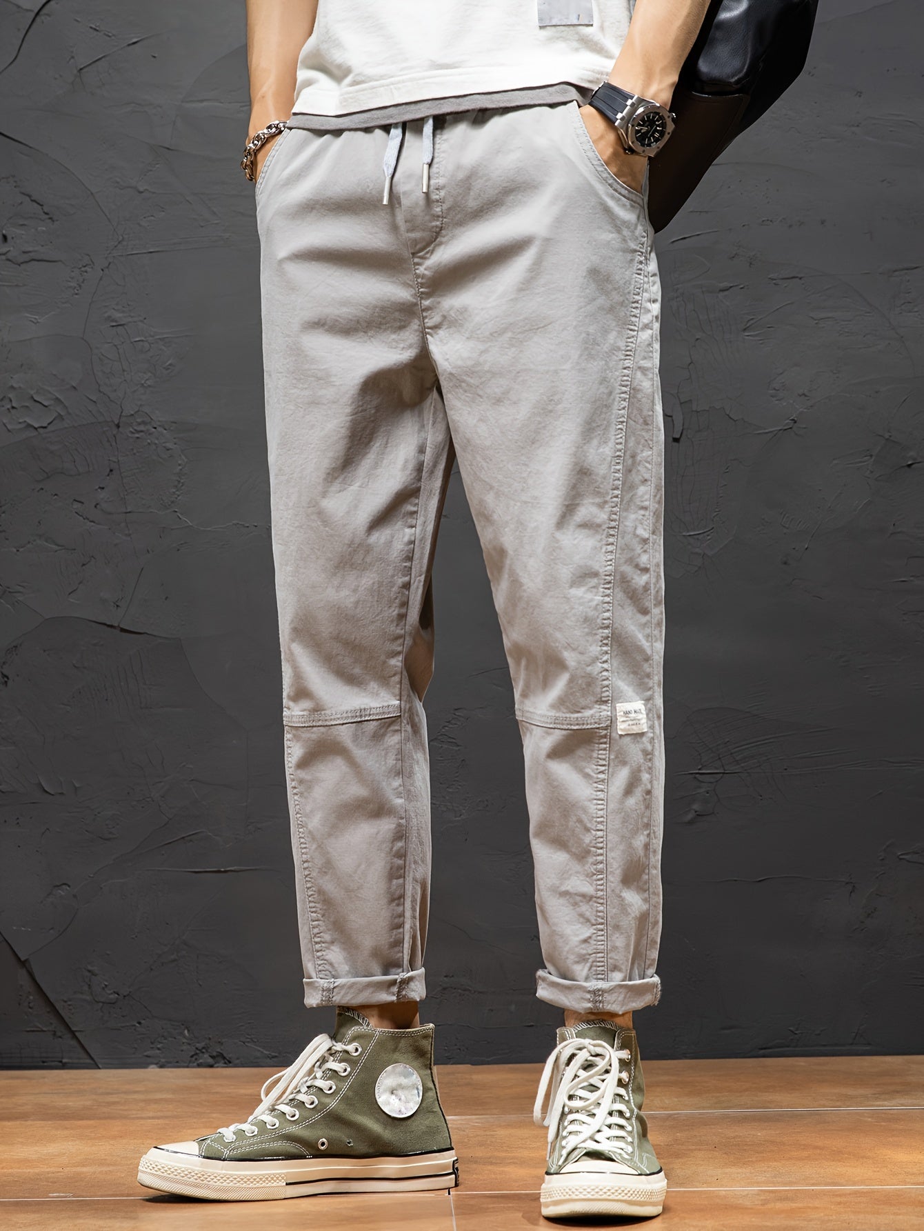 Herren Utility-Tapered Freizeithose – Moderner Streetstyle für Alltag und Freizeit