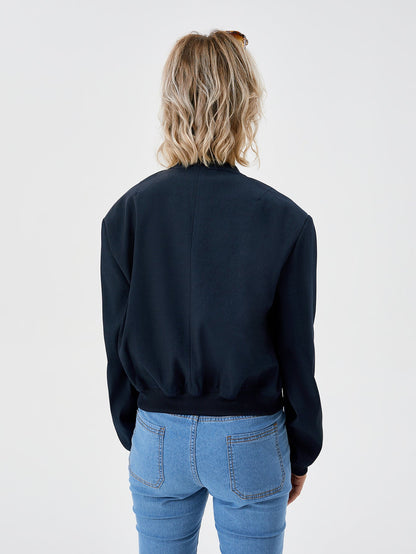 Nicole – Leichte Damenbomberjacke im Cropped-Design