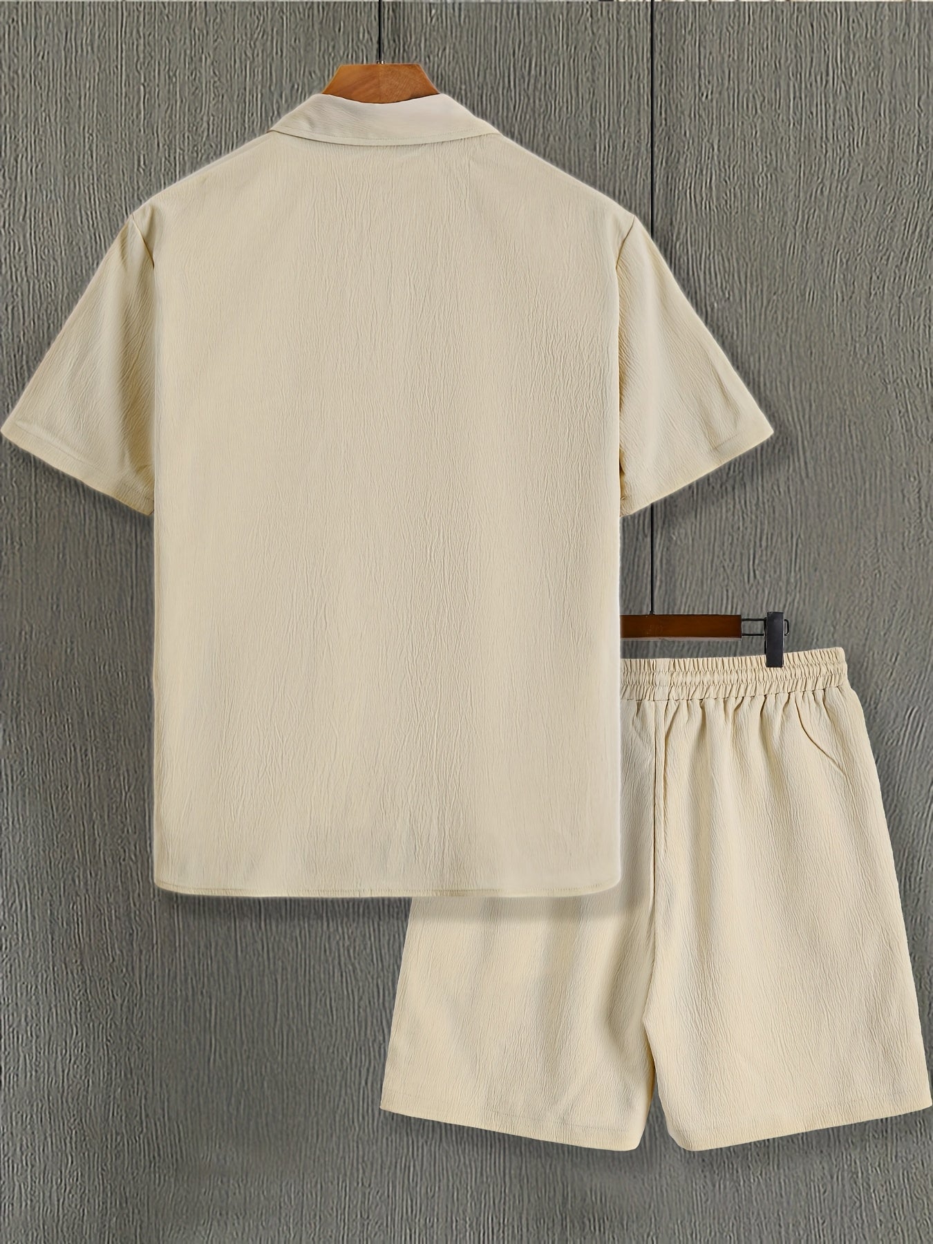 Herren Freizeit Set – Kurzarm Hemd und Shorts für entspannte Anlässe