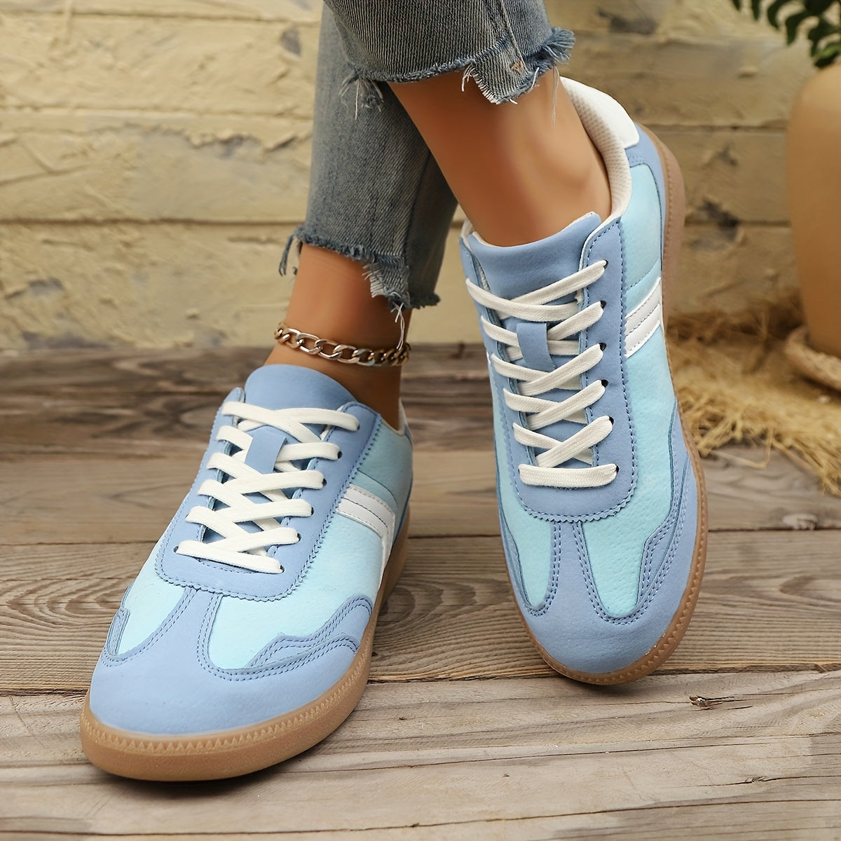 Damen Retro Sneaker – Bequeme Freizeitschuhe für Alltag und Streetstyle