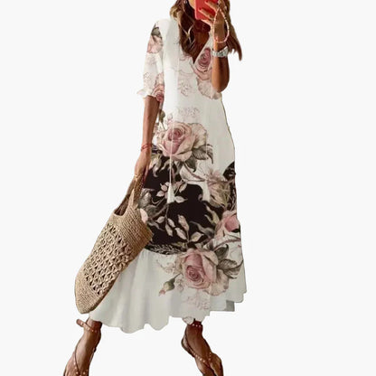Damen Boho Maxikleid Sommer – Lässiger Stil für Strand und Alltag