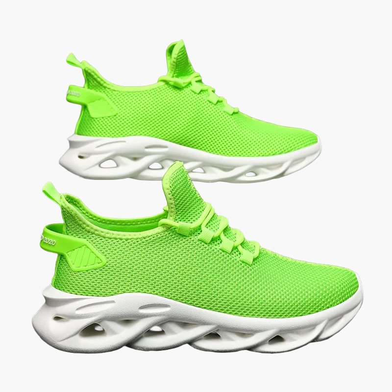 Herren Sneaker Sportliche Straßenschuhe mit Futuristischer Sohle – Laufen, Fitness & Freizeit