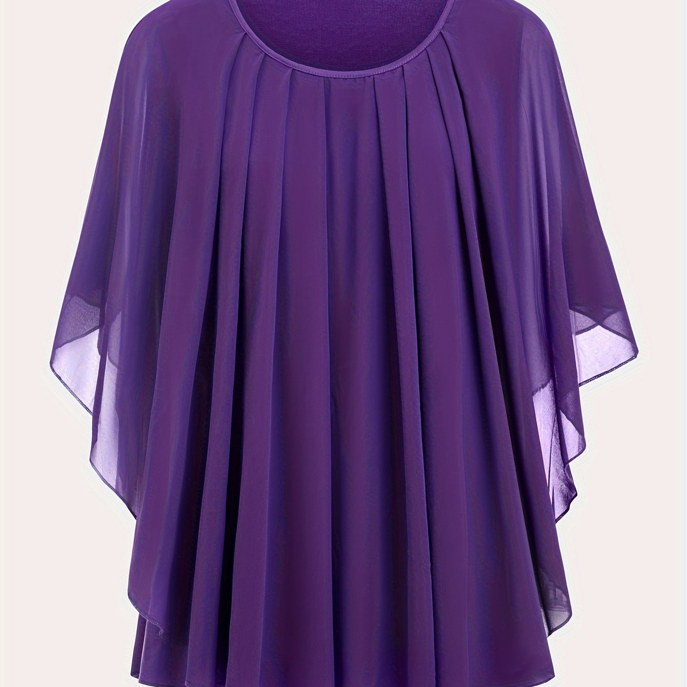 Damen Elegante Oversize Chiffon Bluse für festliche Anlässe und Alltag