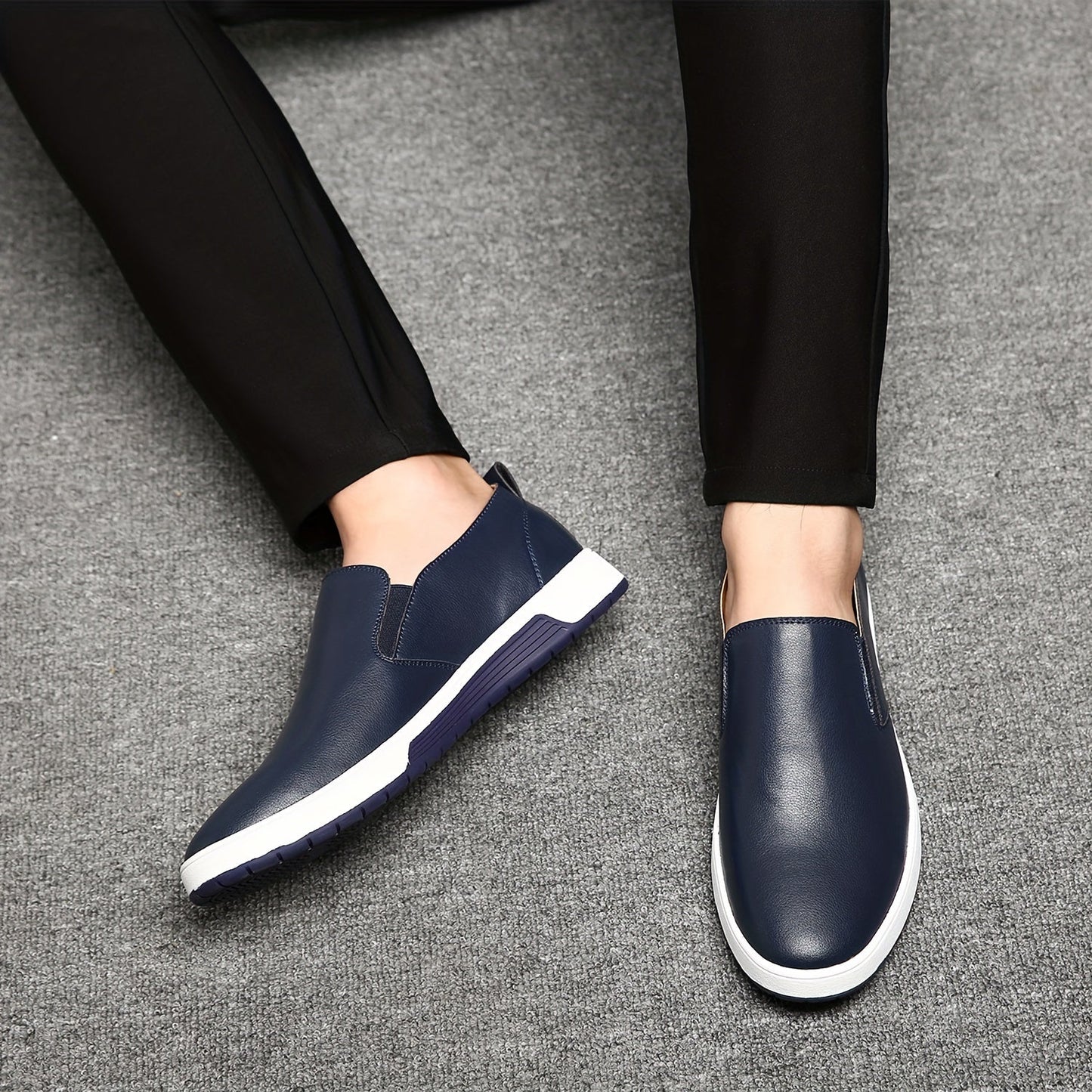 Herren Slip-On Freizeitschuhe – Elegante Komfort-Sneaker für Alltag & Büro
