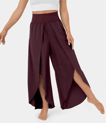 Zoe – Weite Damenhose mit hohem Bund