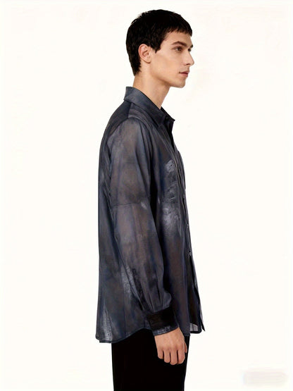 Herren Oversized Hemd und Shorts Set im lässigen Freizeitstil – Modernes Design für Strand und Alltag