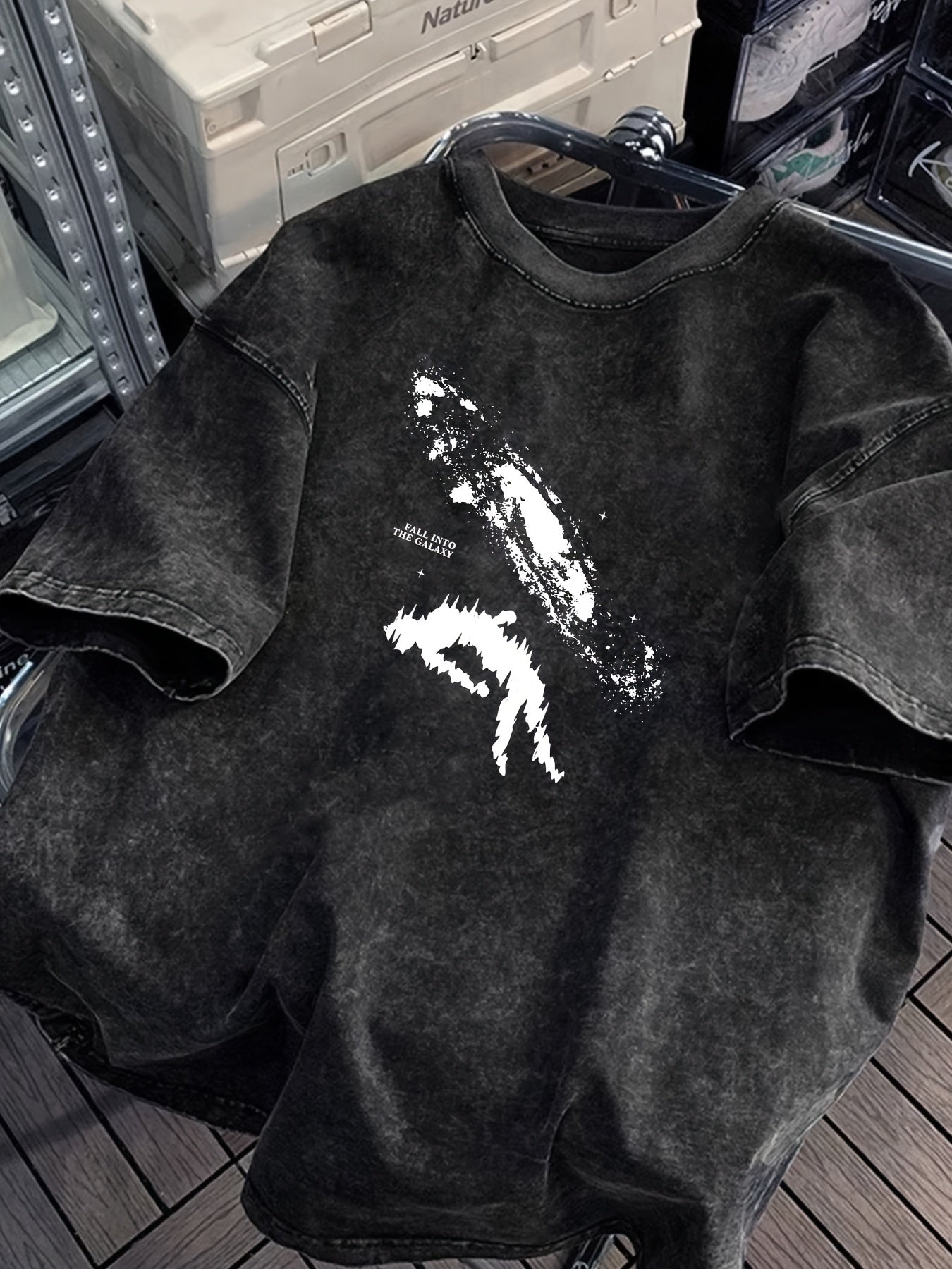 Herren Oversize T-Shirt mit Grafik-Print – Lässiger Streetwear Stil für Alltag und Freizeit