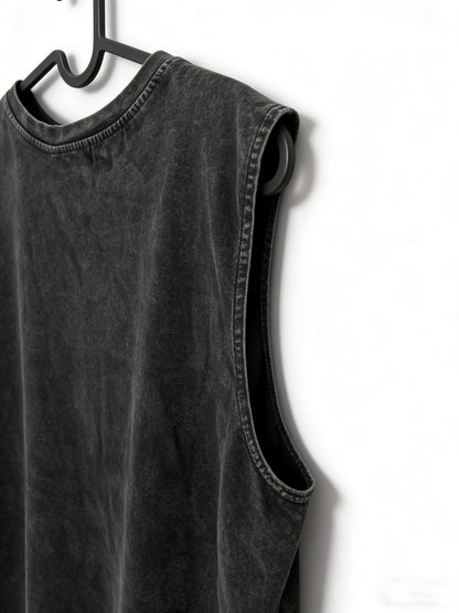 Herren Vintage Muskelshirt im Streetstyle mit Stier-Print – Perfekt für Freizeit und Sommer