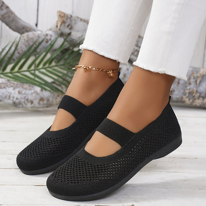 Damen Mary Jane Lauf- und Freizeitschuhe mit Belüftung und bequemer Passform