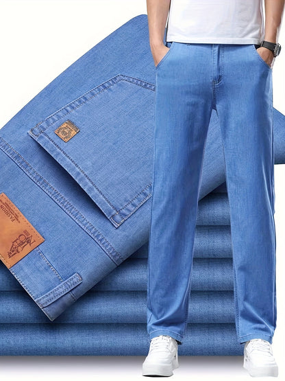Herren Jeanshose im klassischen Stil für Alltag und Freizeit – Bequeme Passform