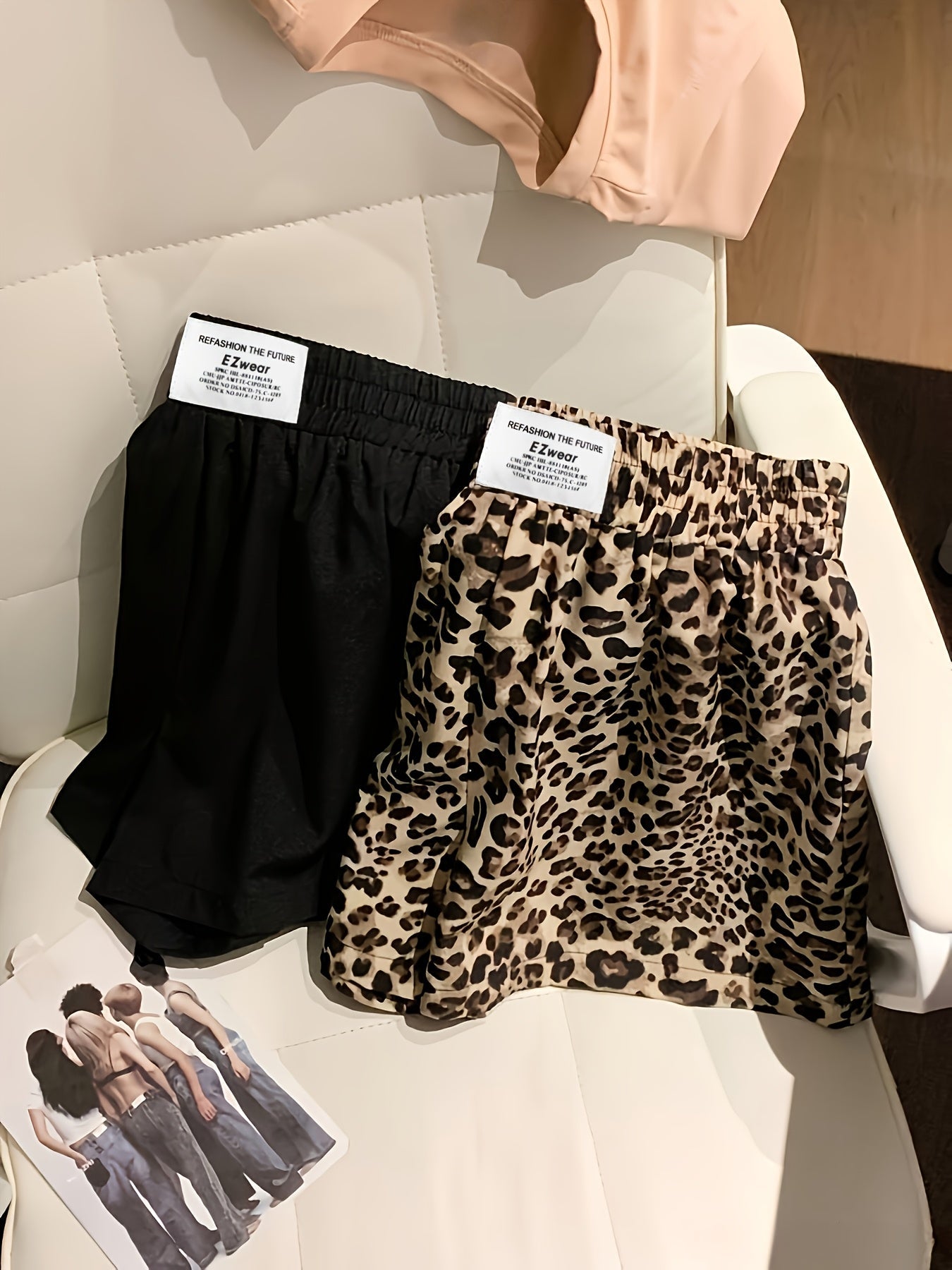 Damen Lounge-Shorts im Animal-Print, 2er-Pack – Bequeme Freizeitshorts für Zuhause und Alltag