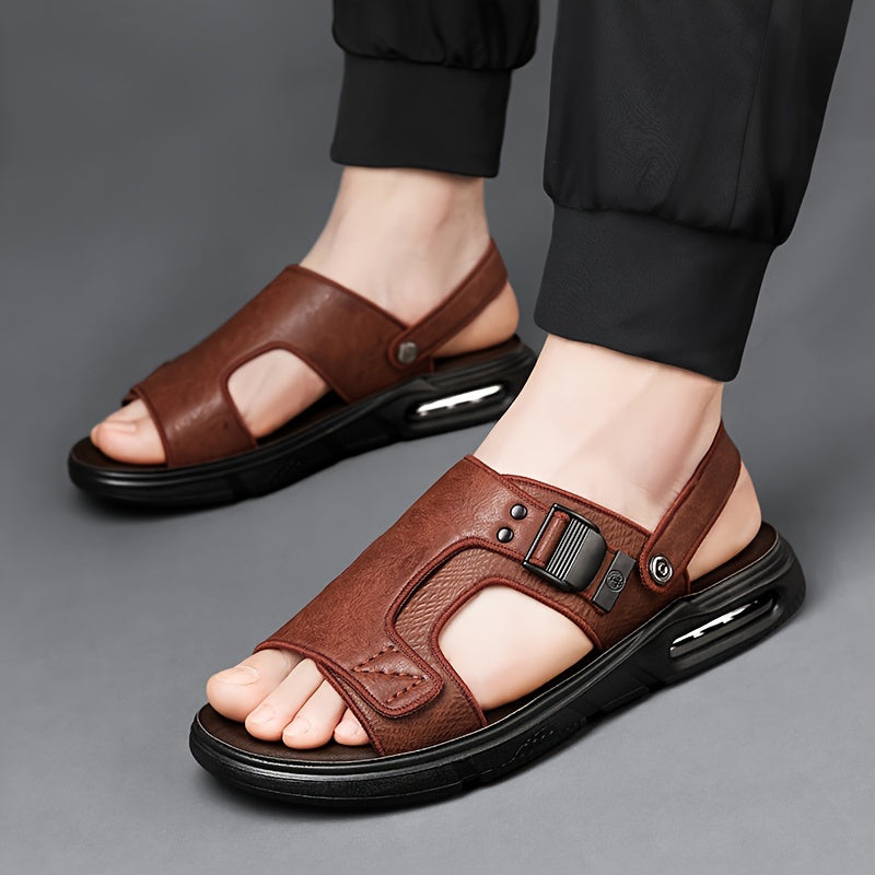 Herren Komfort-Sandalen mit Luftpolster und verstellbarem Riemen – Ideal für Alltag und Freizeit