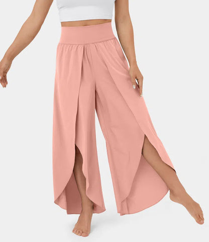 Zoe – Weite Damenhose mit hohem Bund