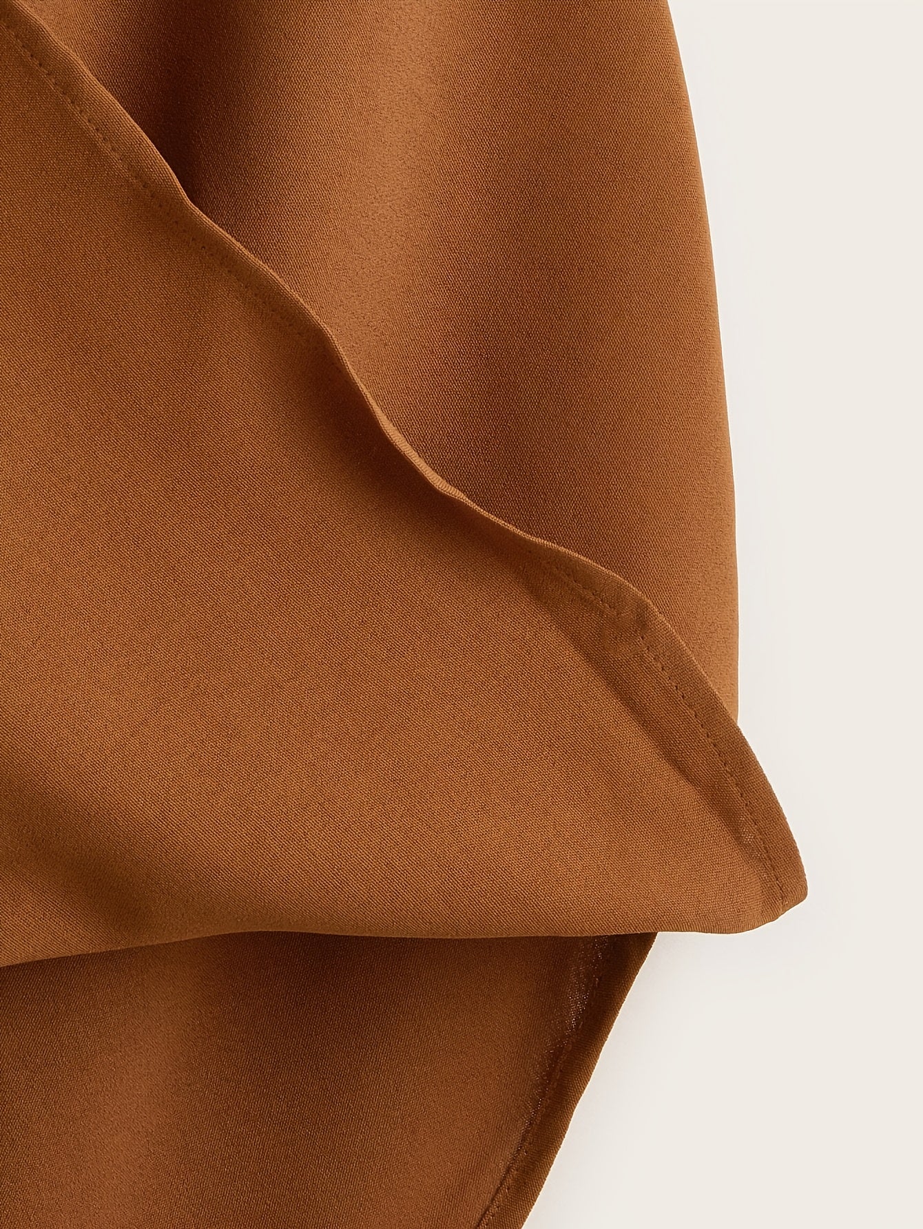Damen Ärmellose Drapierte Halfterbluse mit Überlappungsdesign