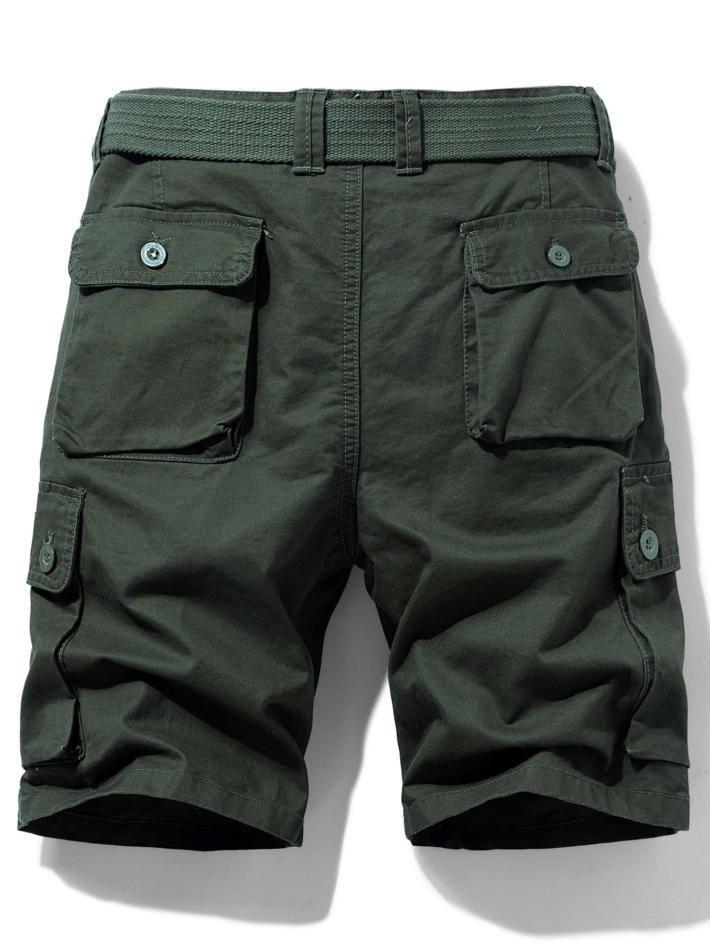 Herren Cargo Shorts Freizeit Klassisch mit Gürtel und Taschen