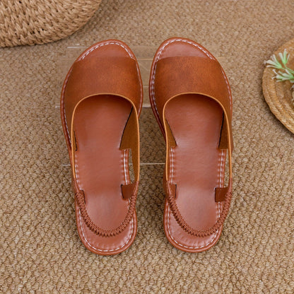 Damen Geflochtene Sling-Sandalen für Alltag und Freizeit