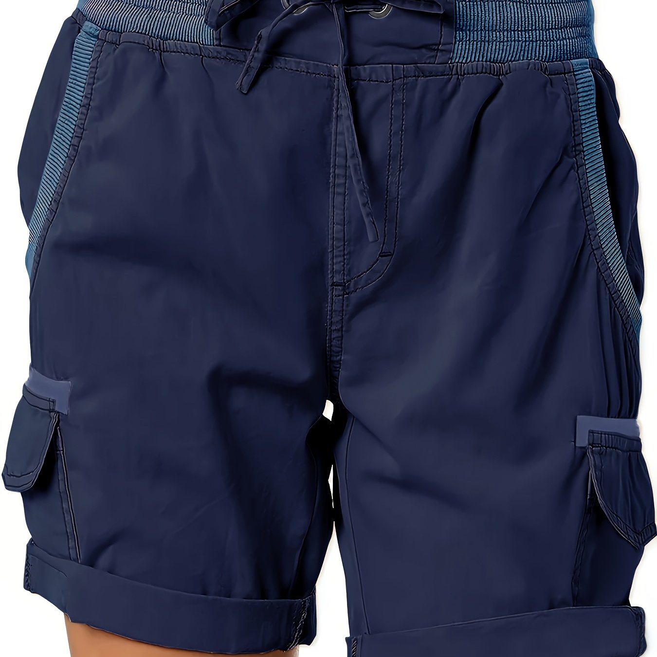 Damen Cargo-Bermuda Shorts mit Kordelzug – Bequemer Freizeit-Style für Sommer & Alltag